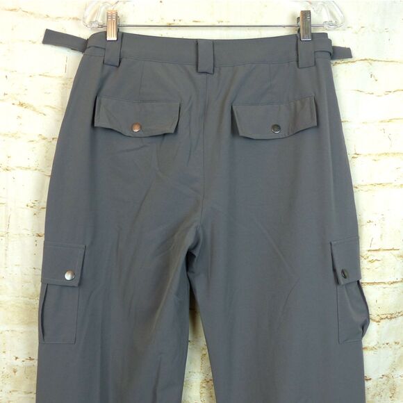 Dolls Kill dELiAs Gargo Pants Womens M Gray Empire Mind Relaxed Utility DuneCore - Picture 9 of 15